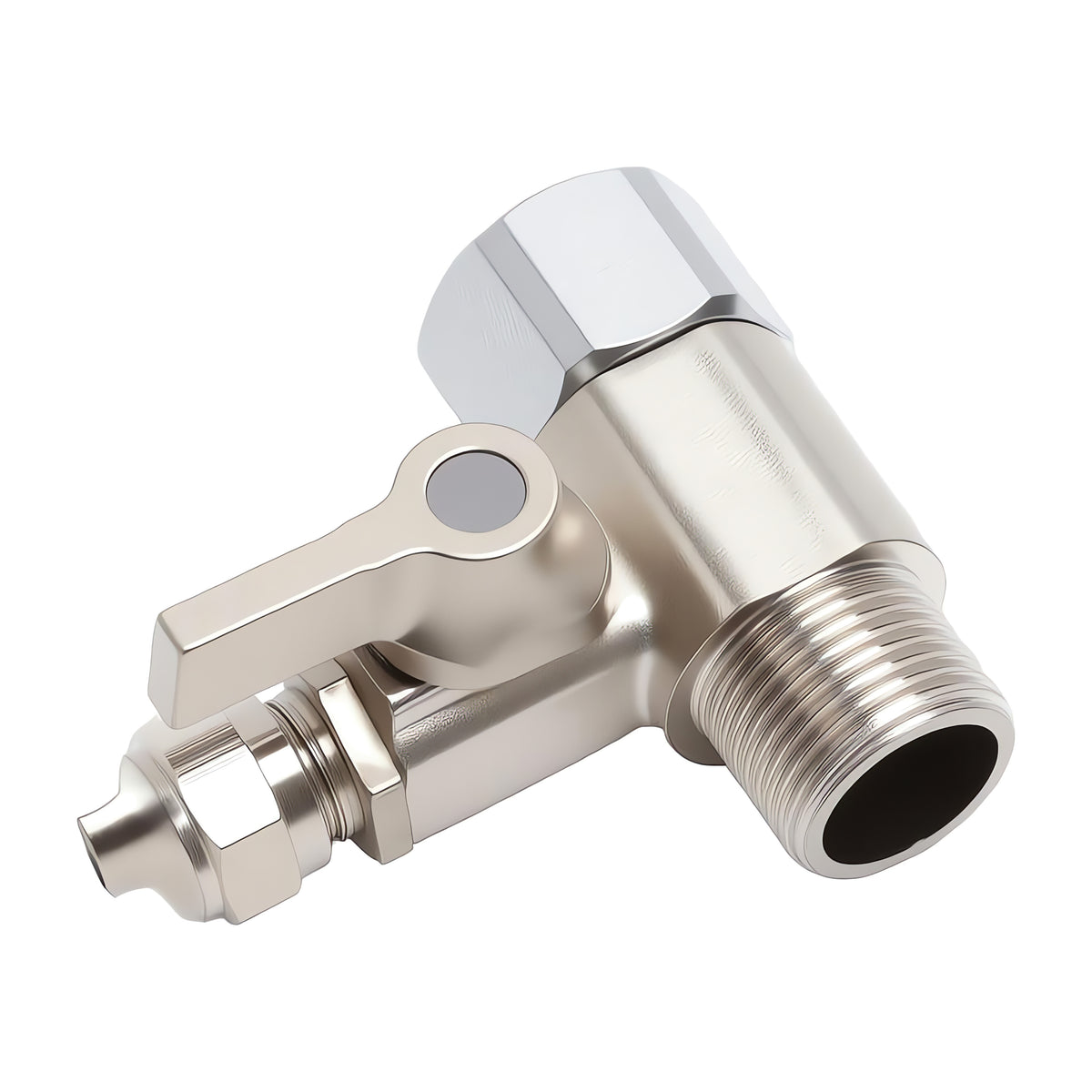 Wasseranschluss Adapter T-Stück - Absperrhahn / Absperrventil